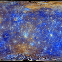水星增强色影像