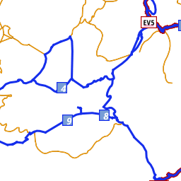 骑行路线透明叠加层
